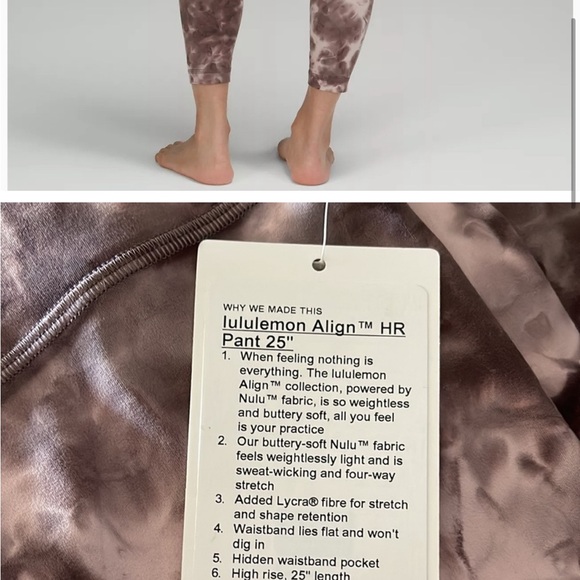 lululemon athletica Gray and White Leggings - Picture 4 of 4